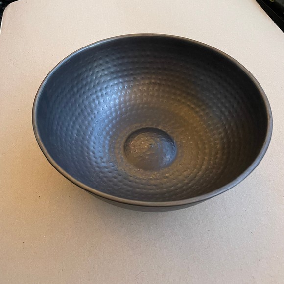 Decorative Hammered Copper Bowl - Picture 3 of 9